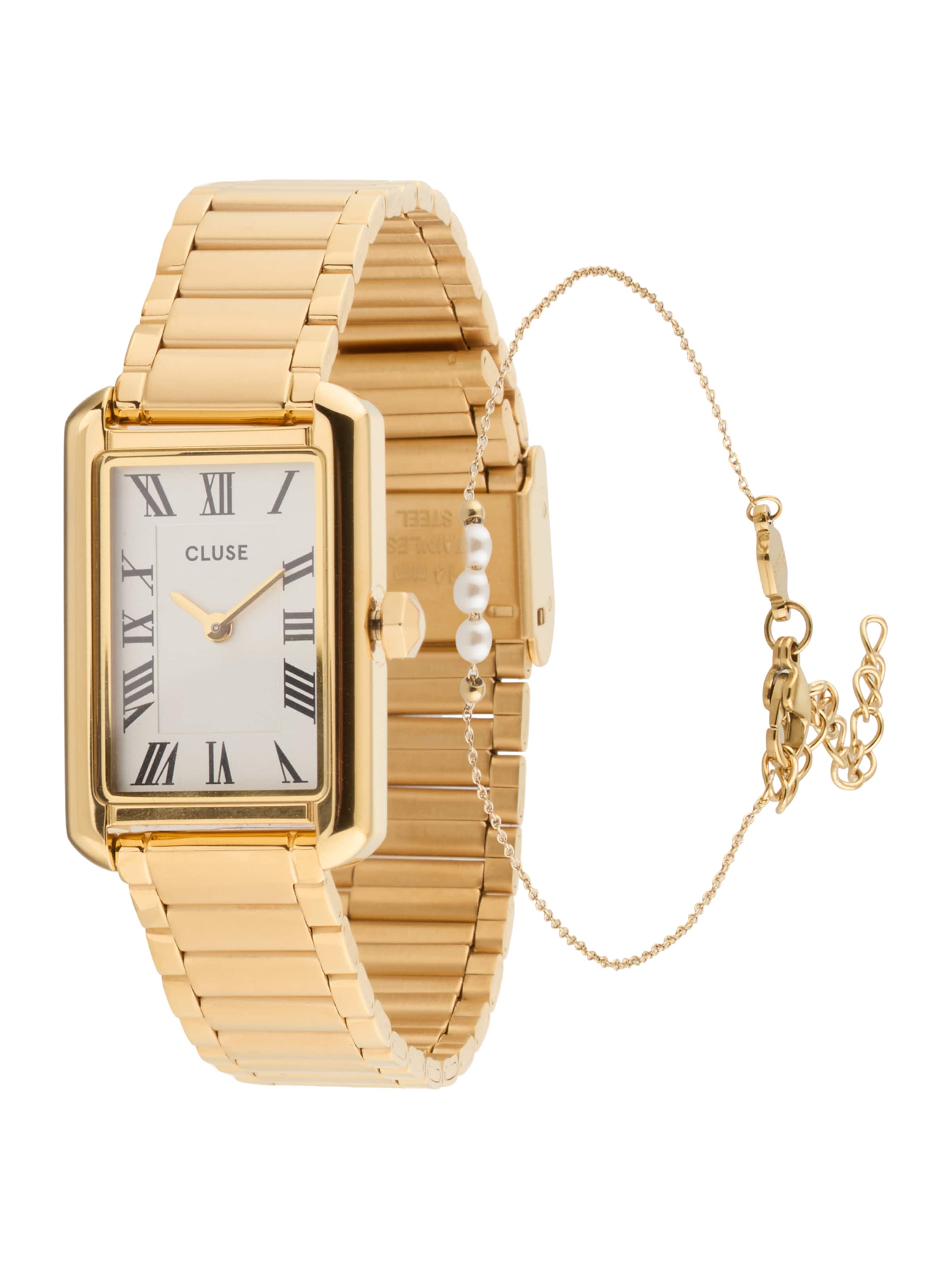 CLUSE Analog Watch 'Belisenna' in Gold: front