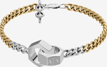 sidabrinė ARMANI EXCHANGE Apyrankė 'CLASSIC': priekis