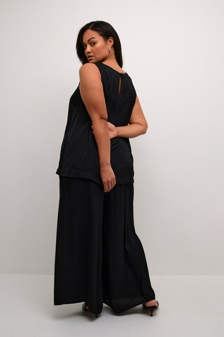 KAFFE CURVE Blouse 'Camalie' in Zwart