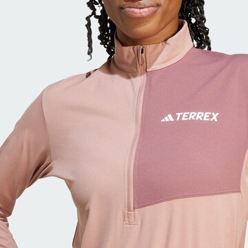 T-shirt fonctionnel ADIDAS TERREX en rose