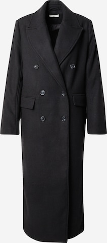 Palton de primăvară-toamnă de la Gina Tricot pe negru: față