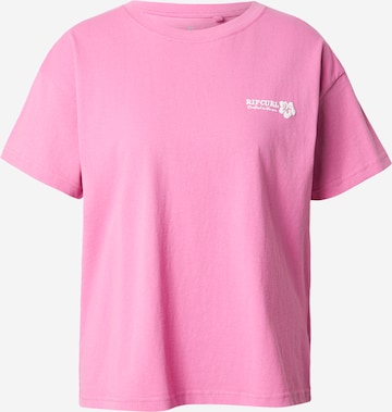 RIP CURL Футболка 'SURF PUFF PARTY PACK' в Ярко-розовый: спереди