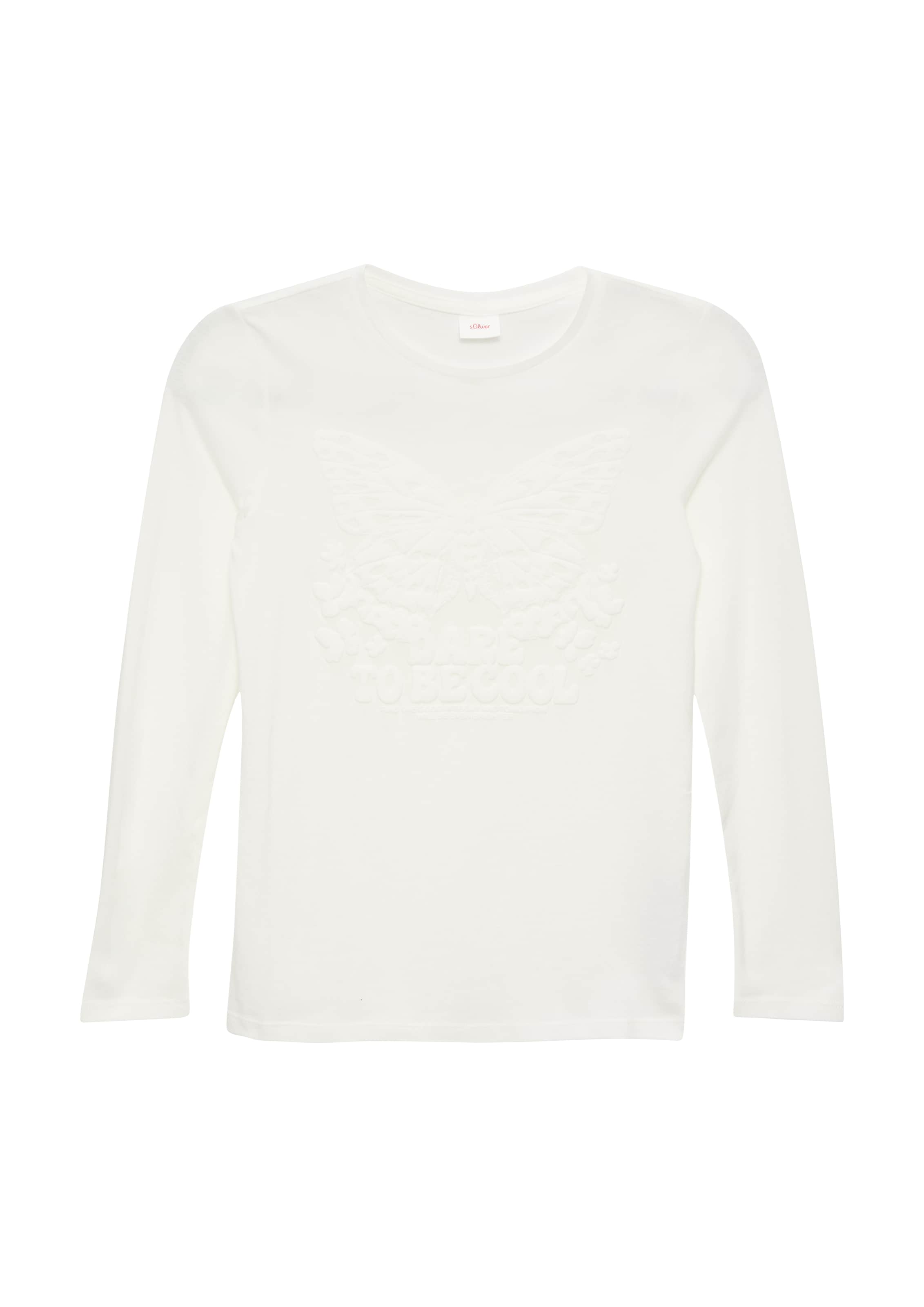 T-Shirt s.Oliver en beige : devant