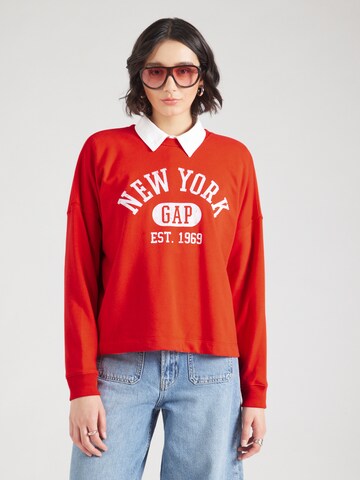 GAP Sweatshirt in Rood: voorkant