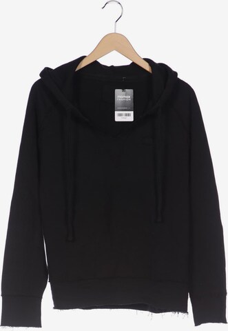 SANSIBAR Sweatshirt & Zip-Up Hoodie in S in Black: front