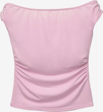 Pull&Bear Paita värissä vaaleanpunainen: etupuoli