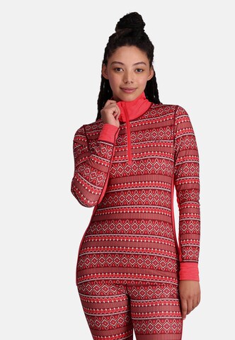 Kari Traa Langarmshirt 'Lune' in Rot: Vorderseite