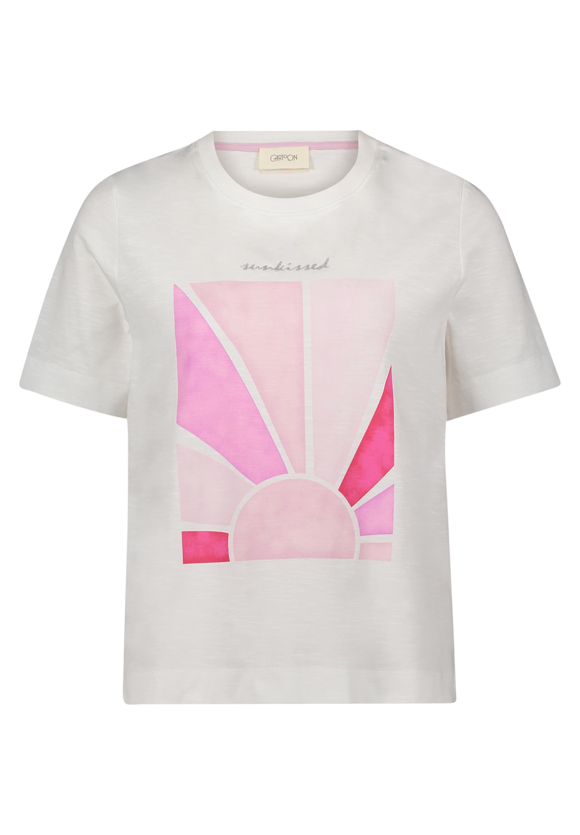 Cartoon Shirt in Beige: front