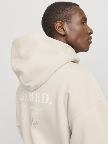 JACK & JONES Sweatshirt 'JJEURBAN EDGE STUDIO' i beige