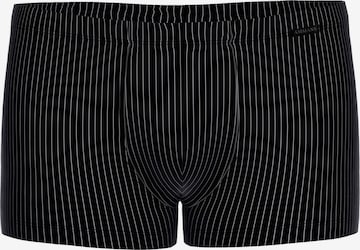 Ammann Boxer shorts 'Day Modern / Smart & Stripes' in Black: front