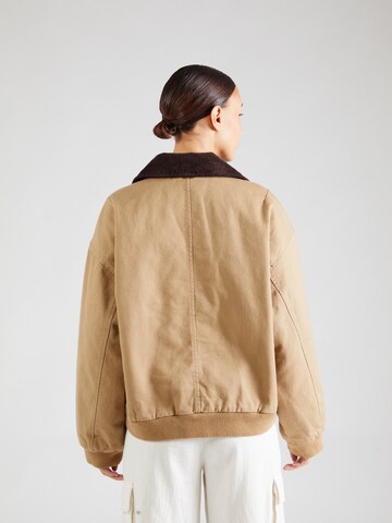 Monki Between-season jacket in Beige