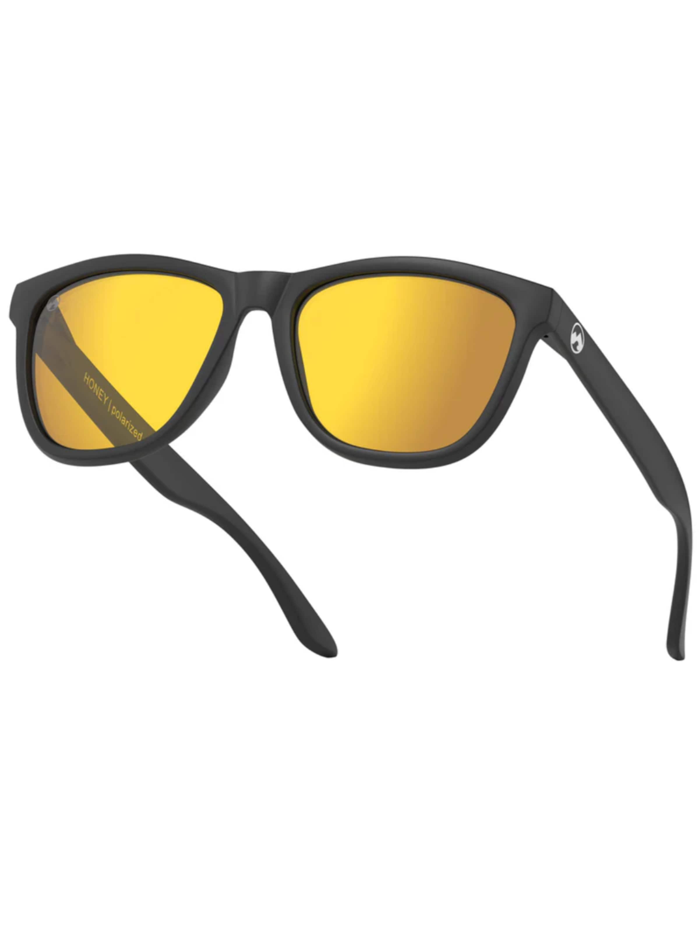 Occhiali da sole sportivi 'MowMow Opal LIMITED Sunglasses - Polarized - Men - Women' di Mowmow in oro: frontale