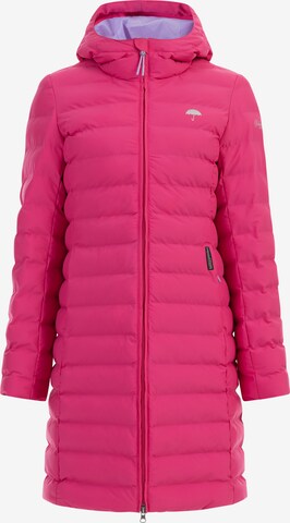 Schmuddelwedda Raincoat 'Philon' in Pink: front