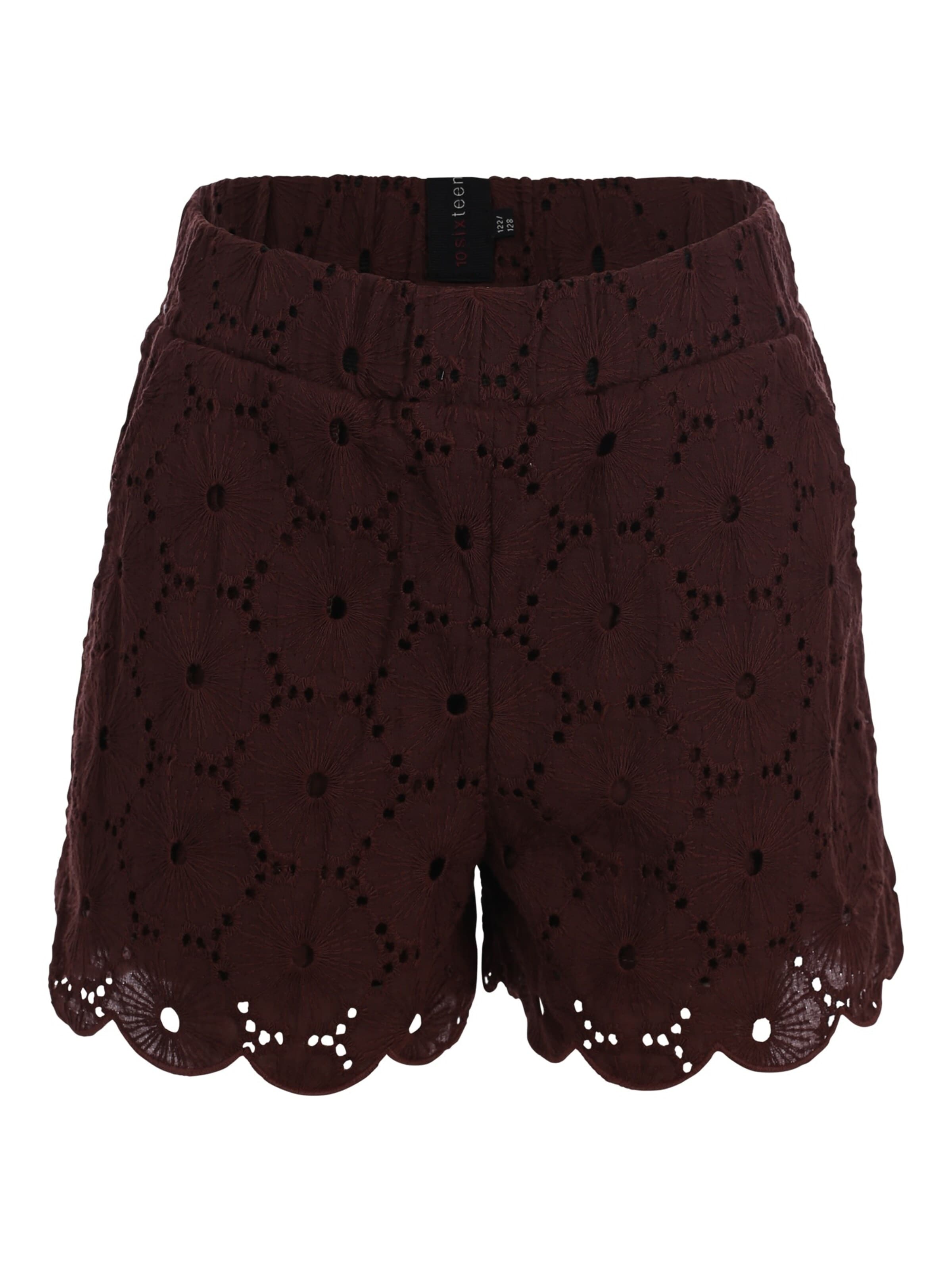 Regular Pantalon Looxs Revolution en marron : devant