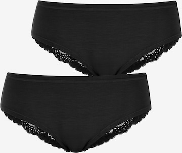 Panty 'Hipster' di LASCANA in nero: frontale