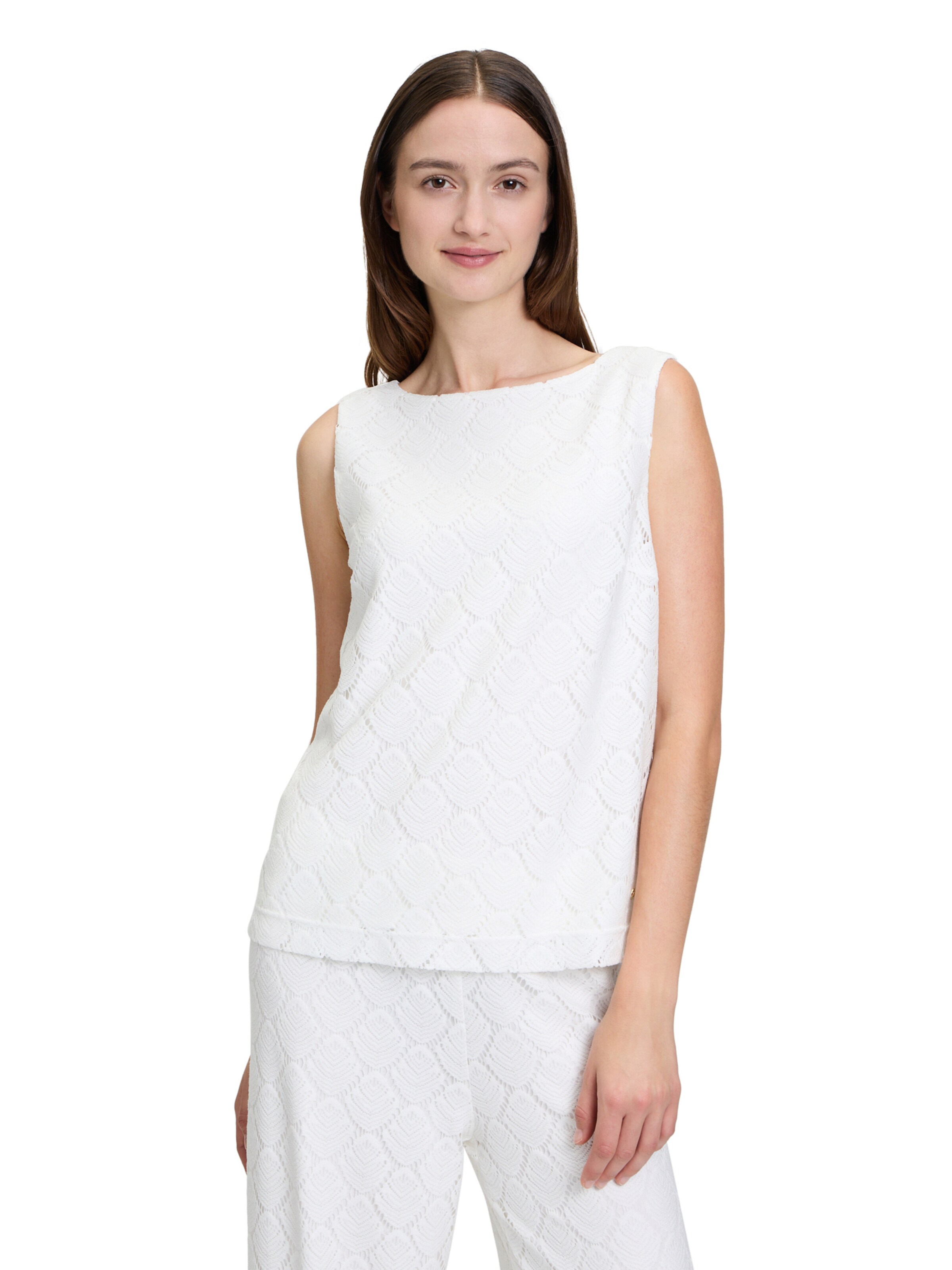 Top di Betty & Co in bianco: frontale