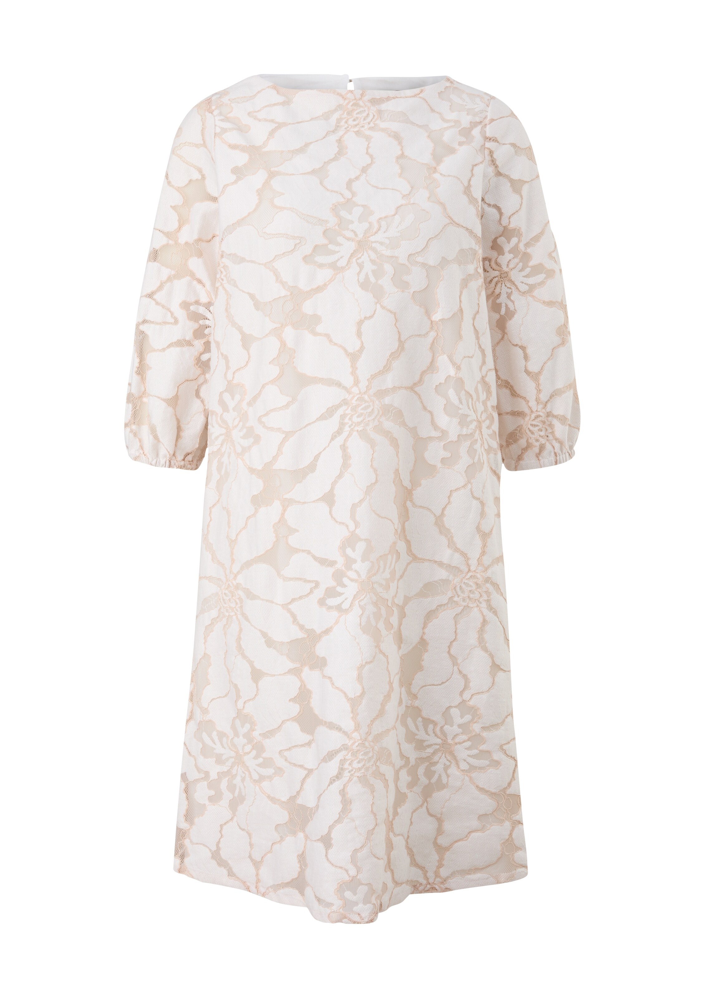 COMMA Dress in Beige: front