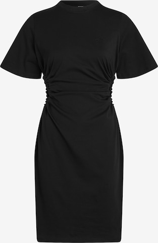 Rochie de la Karl Lagerfeld pe negru: față