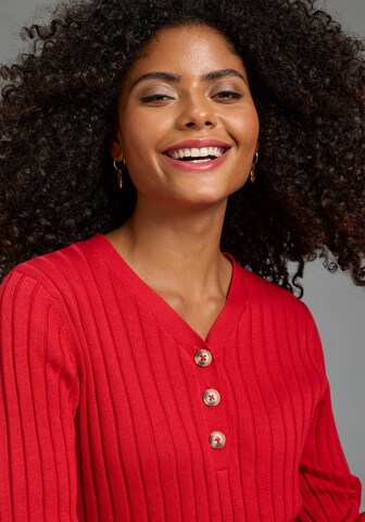 Neun Monate Pullover in Rot