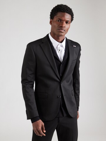 Regular fit Giacca business da completo di bugatti in nero: frontale