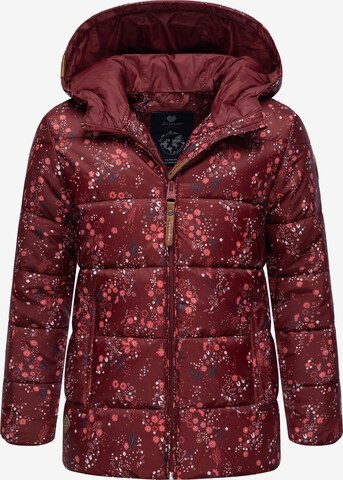 Ragwear Winter Jacket 'Roxanka' in Red: front