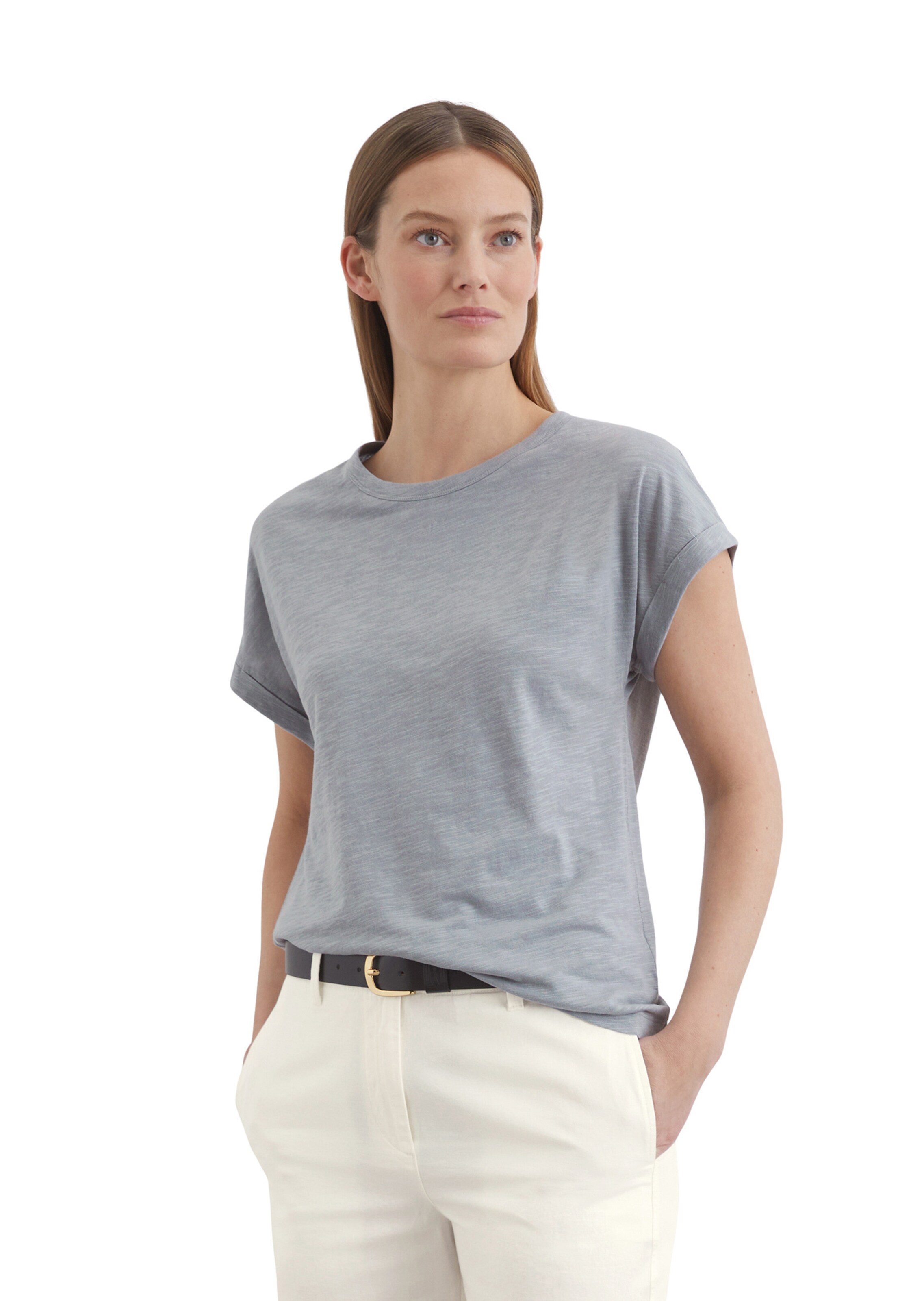 Marc O'Polo - Camisa em cinzento: frente