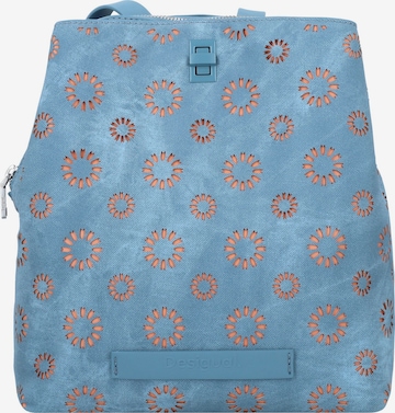 Desigual Backpack in Blue: front