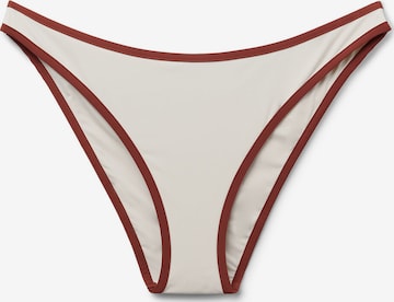 CALZEDONIA Bikini Bottoms 'Bicolor Piping' in Beige: front
