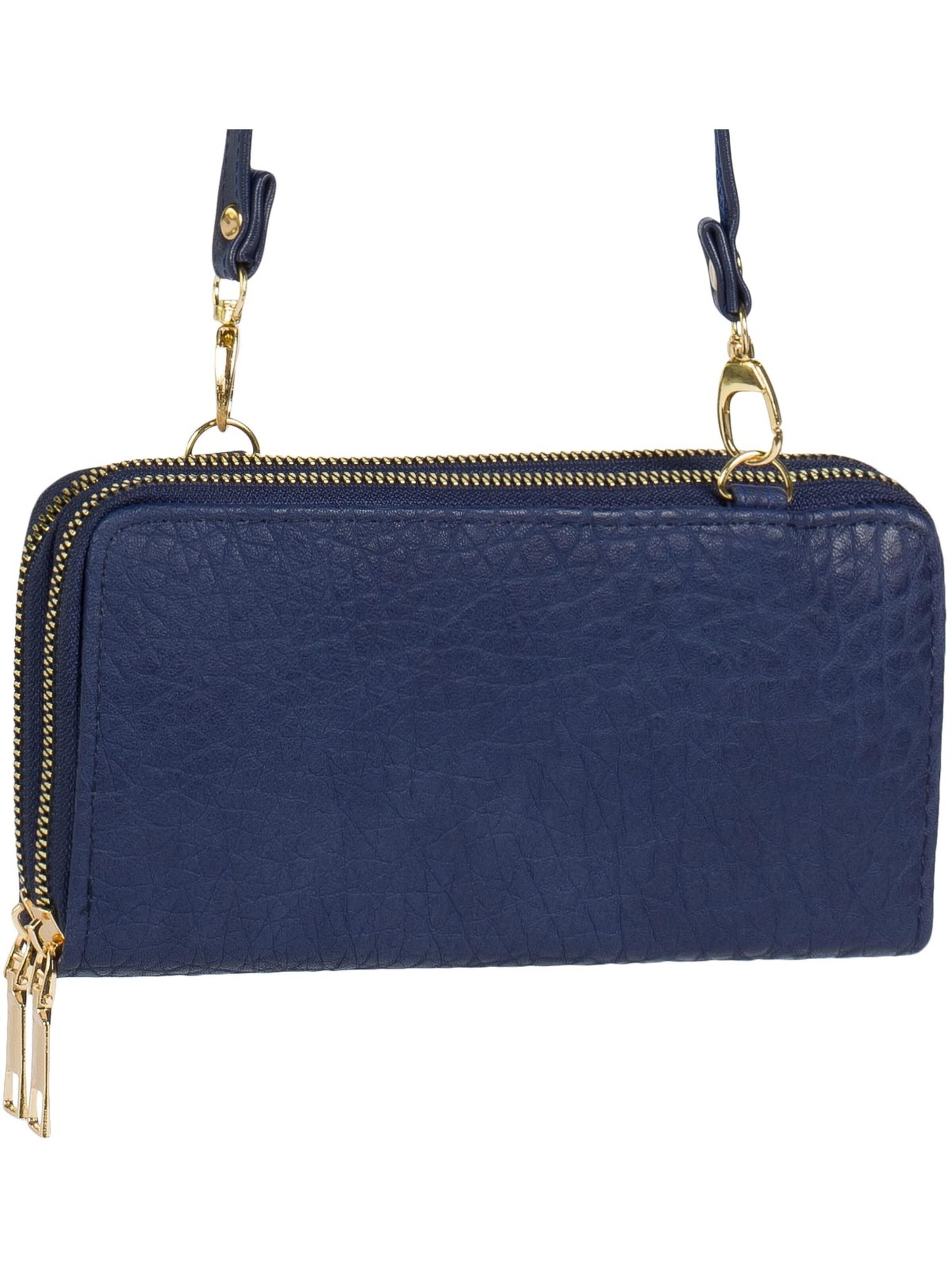 styleBREAKER Umhängetasche '2 in 1 Umhängetasche - Geldbörse'‌‌‌ in Blau