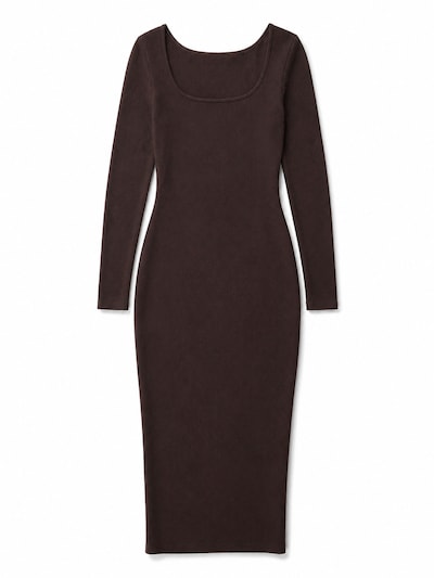 Nudyess Knit dress 'Castella' in Dark brown, Item view