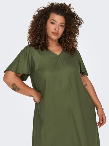 ONLY Carmakoma Kleid in Grün