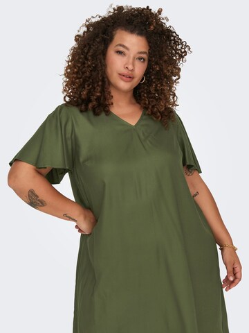 Robe ONLY Carmakoma en vert