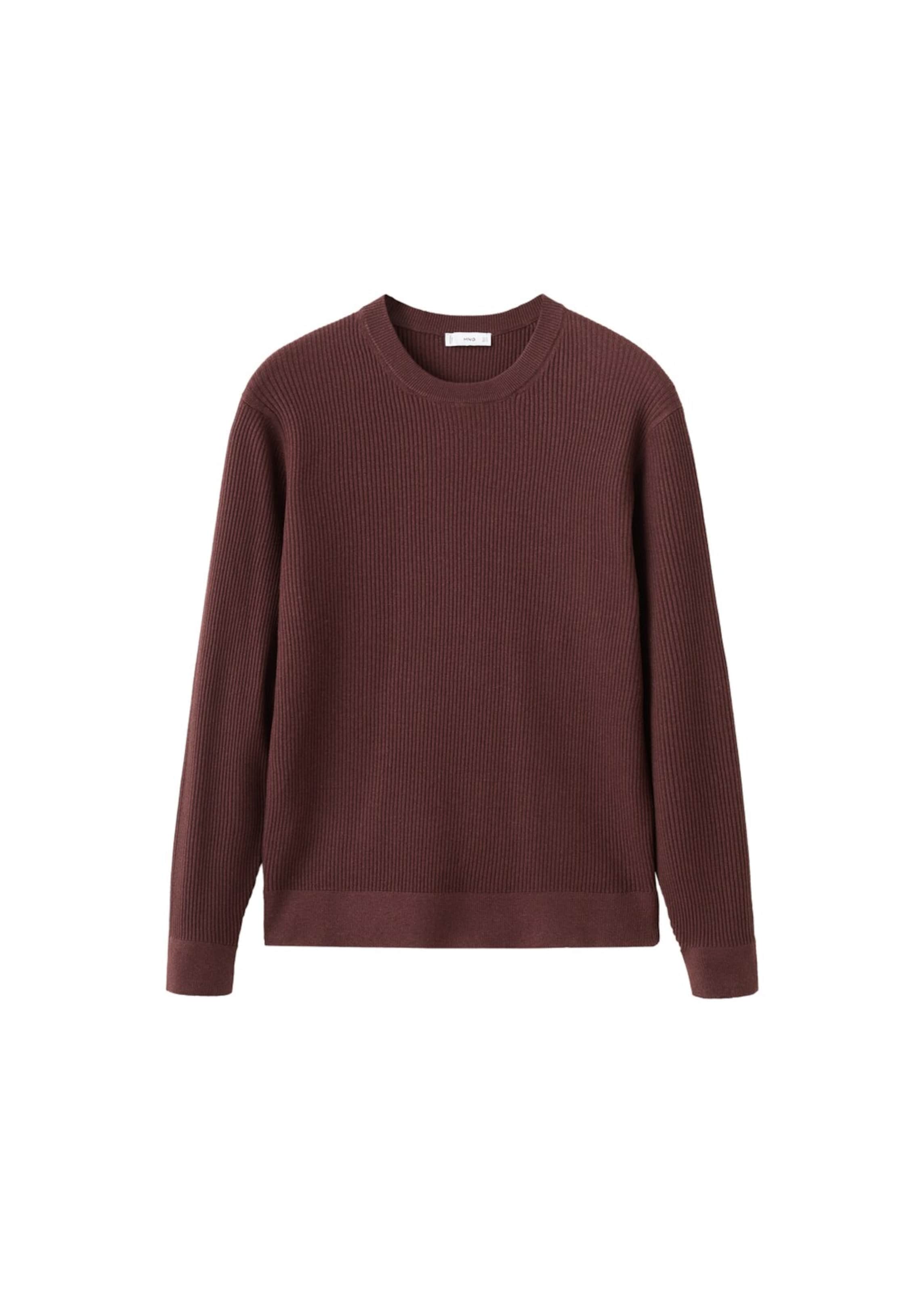 MANGO MAN Pullover 'Antigua' in rostrot, Produktansicht