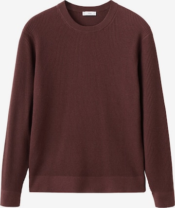 MANGO MAN Sweater 'Antigua' in Red: front