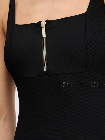 ARMANI EXCHANGE Sheath dress 'Abiti' in Black
