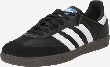 ADIDAS ORIGINALS - Sapatilhas 'Samba' em preto: frente