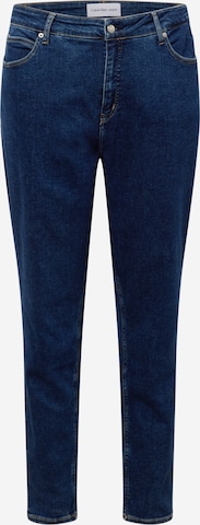 Calvin Klein Jeans Plus Skinny Jeans in Blue: front