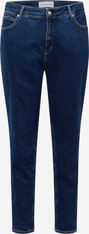 Calvin Klein Jeans CurveSkinny Traperice 'HIGH RISE SKINNY PLUS' - plava boja: prednji dio