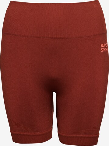 Superdry Workout Pants in Red: front