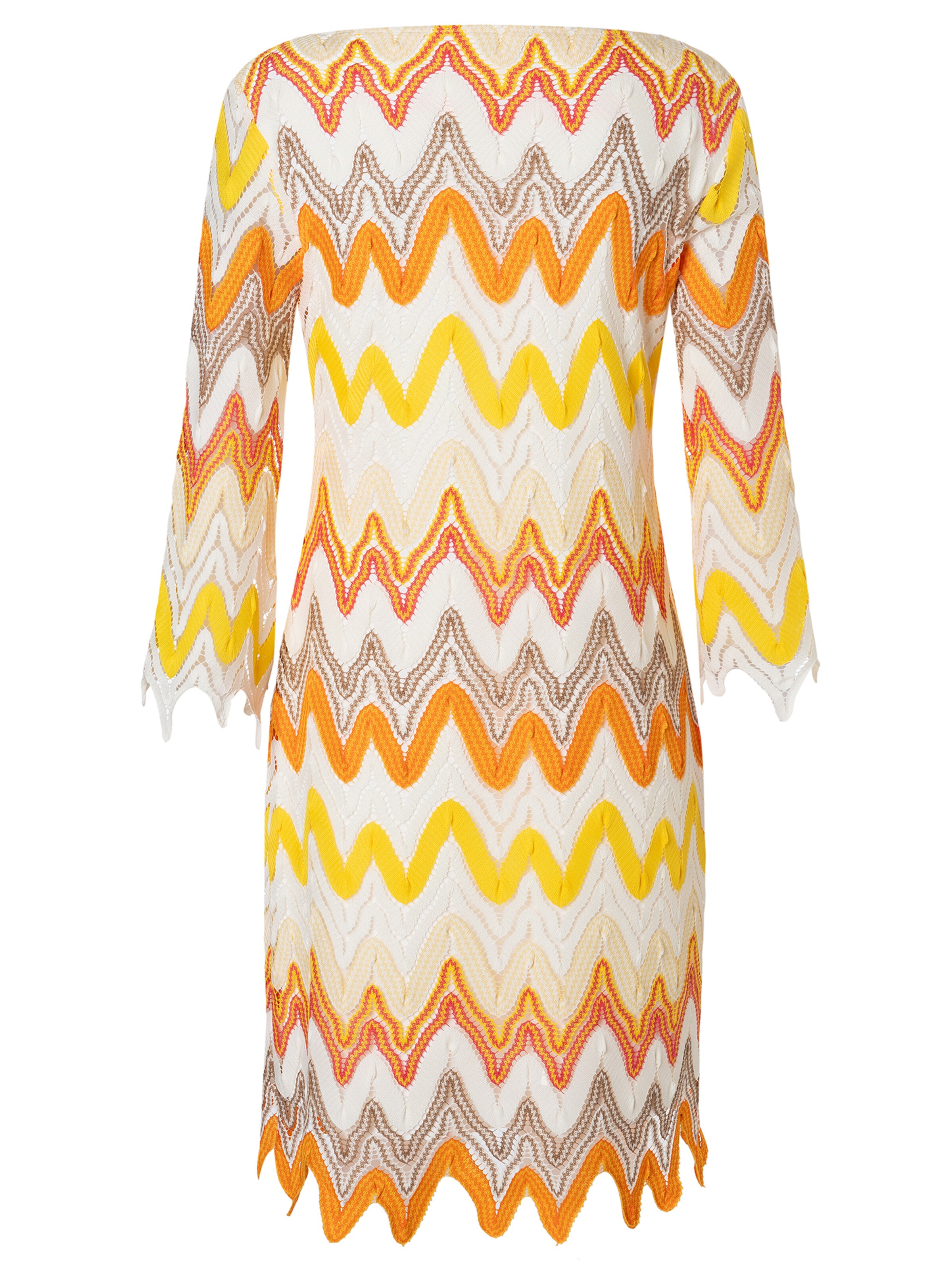 Ana Alcazar Gebreide jurk 'Zitea' in Beige