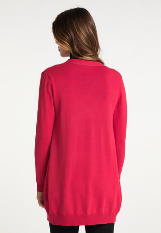 faina Knit Cardigan in Red