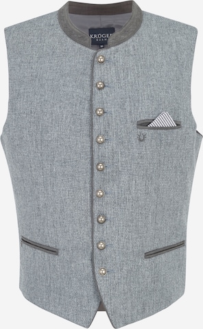 Krüger Buam Trachten-liivi värissä sininen: etupuoli