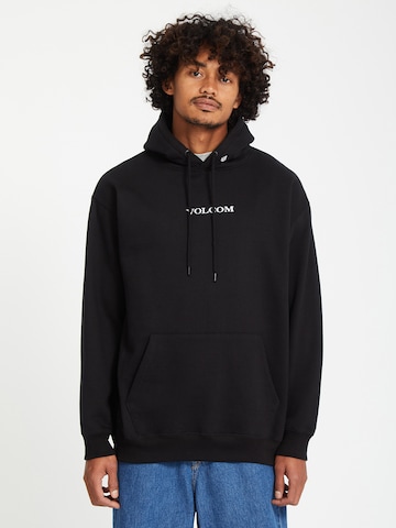 Volcom Sweatshirt 'STONE' in Black: front