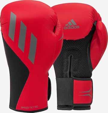 ADIDAS SPORTSWEAR Athletic Gloves 'Speed Tilt 150' in Red: front