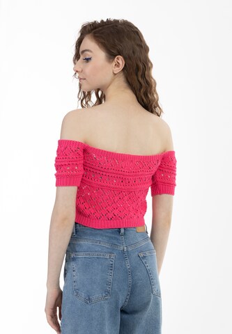 MYMO Gebreide top in Roze