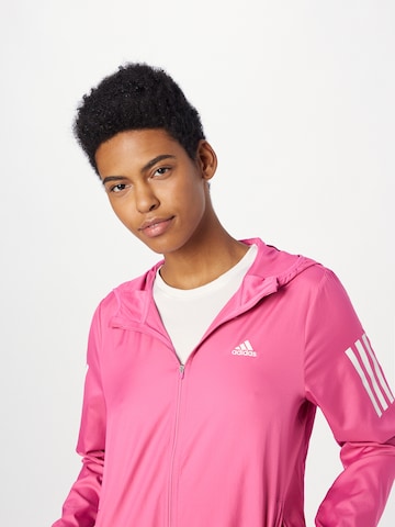 ADIDAS SPORTSWEAR Спортивная куртка 'Own The Run' в Ярко-розовый