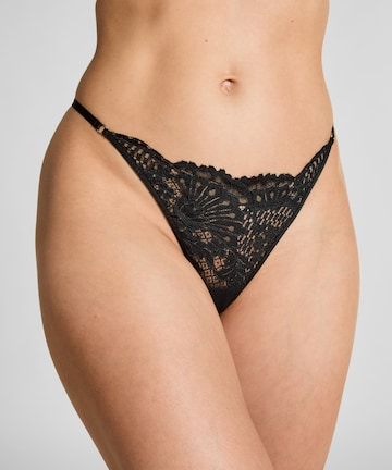 Hunkemöller String 'Whitney' in Zwart