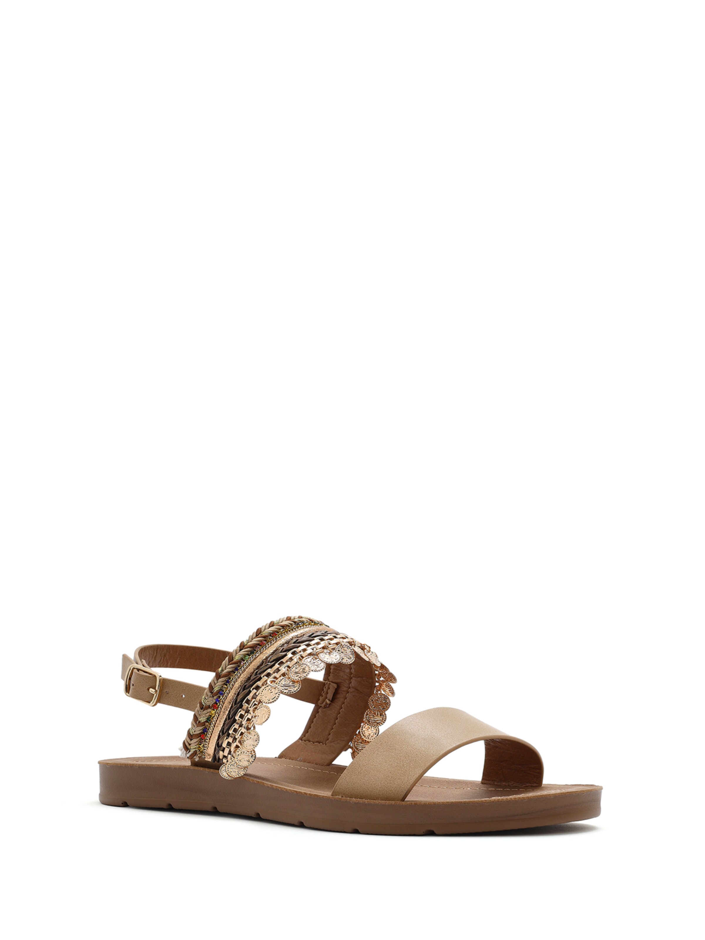 Sandales Derimod en beige : devant
