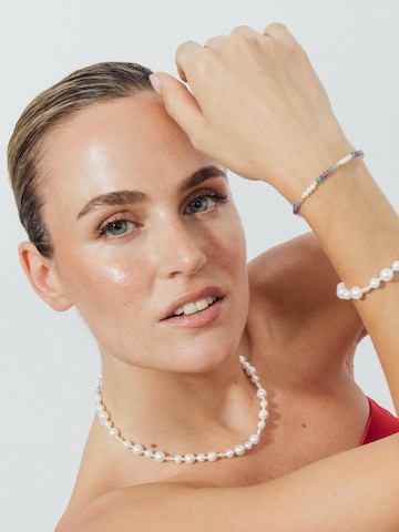 Braccialetto 'Akio' di Luxenter in bianco