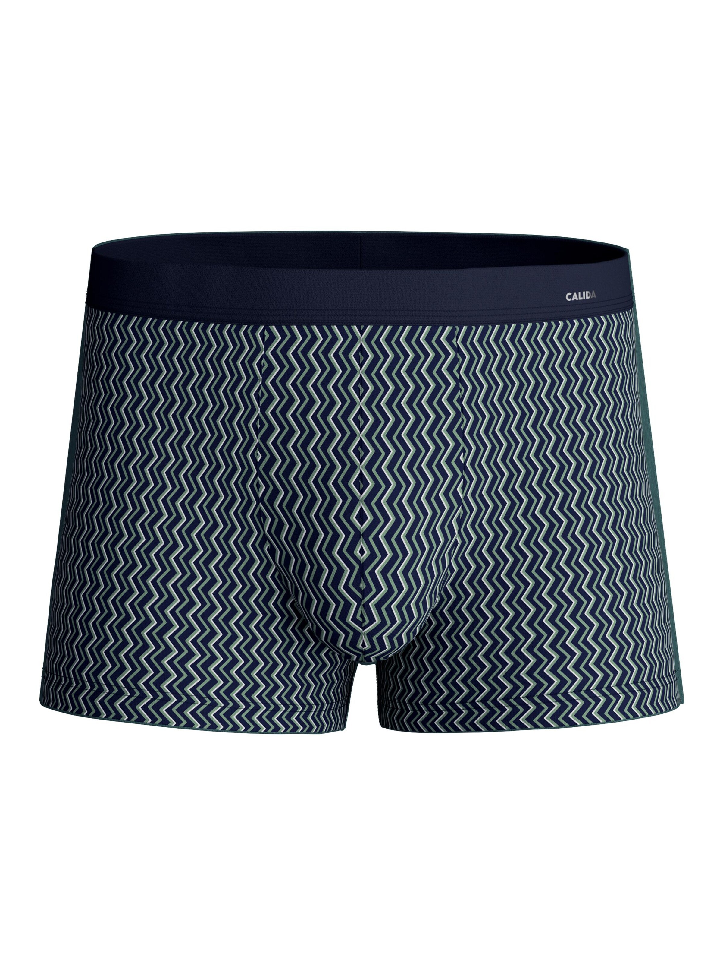 CALIDA Boxershorts 'Cotton Code Design'‌ in Grün: Vorderseite